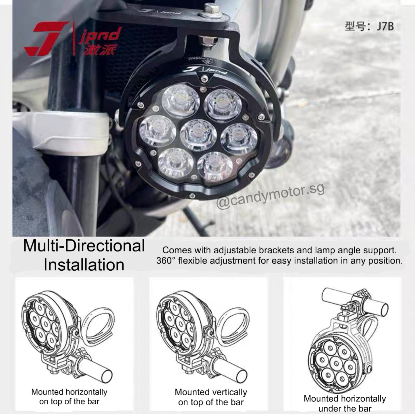 JPAD LED Light-J7B