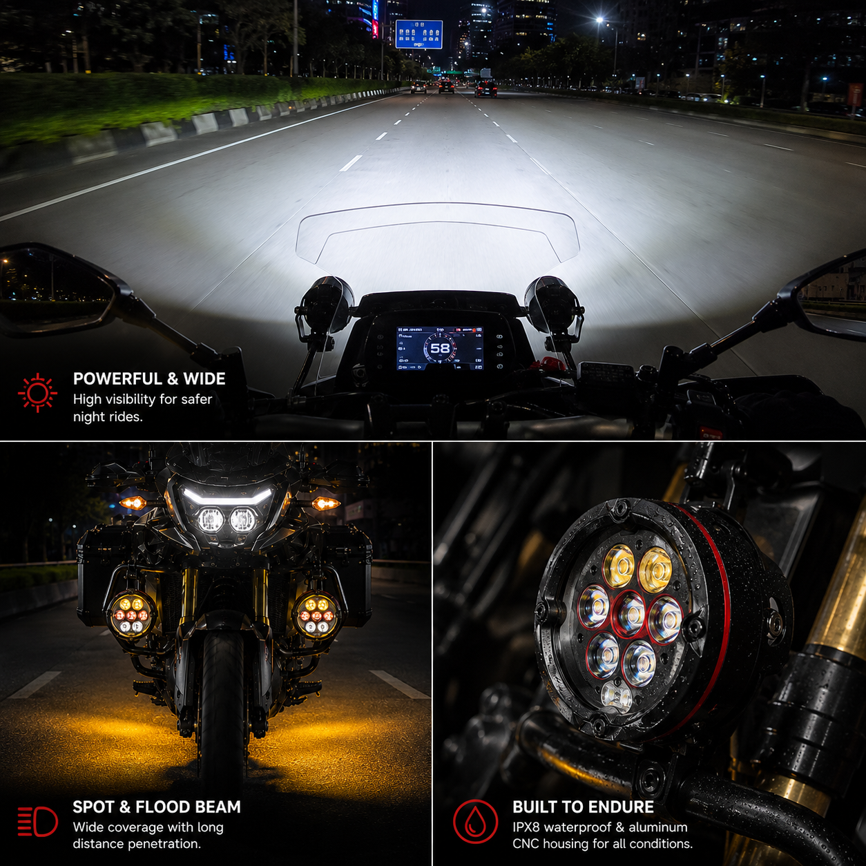 JPAD J7S Auxiliary Lights