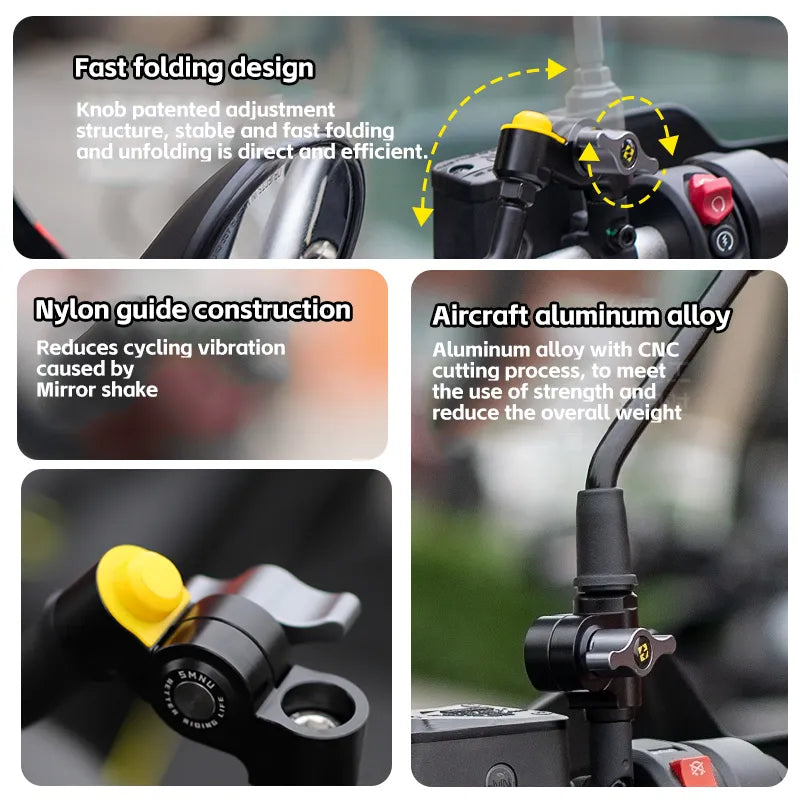 SMNU Folding Rearview Mirror (+ +)