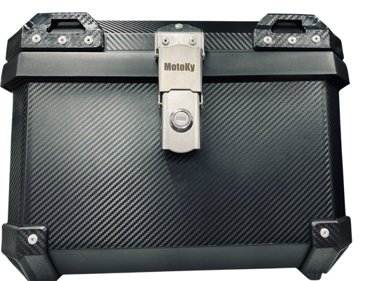 MotoKy Carbon Fiber Grain Decal Design (Black)