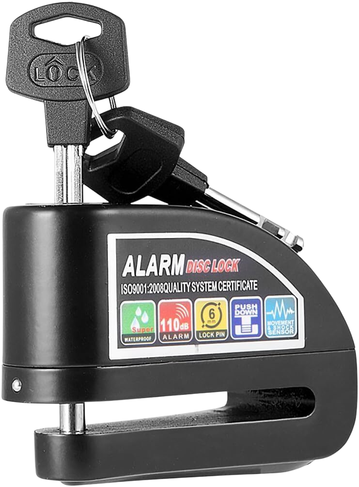 Brake Disc Lock w/ Alarm – CandyMotor - Main Image