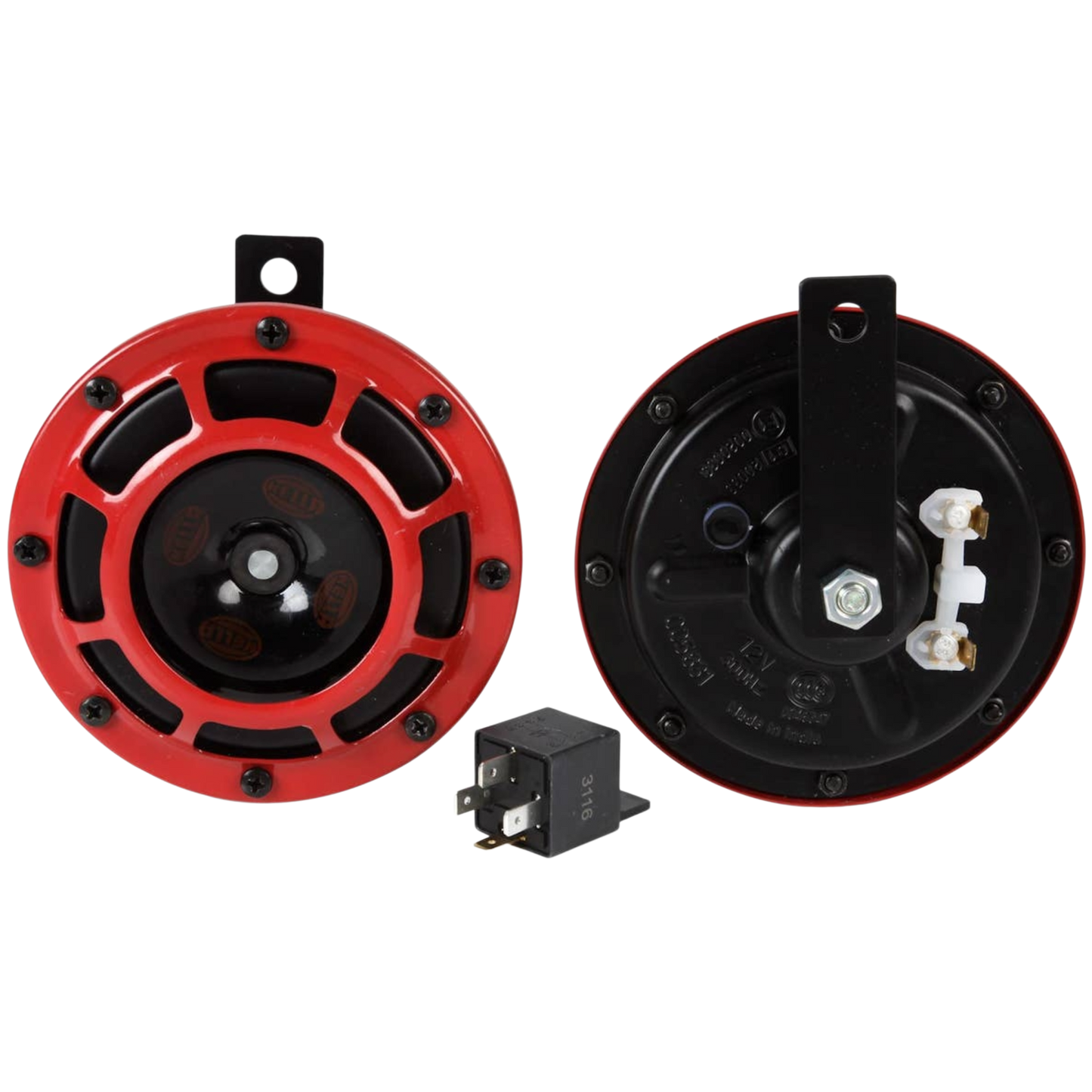 Hella Super Tone Horn (Red)