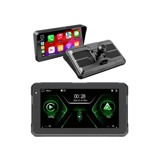 M17 Bike Play Motorcycle Dash Cam (Front + Rear) With 1000 Nits Screen