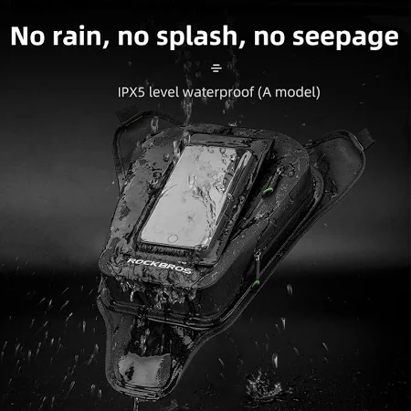 ROCKBROS Magnetic Motorcycle Tank Bag Waterproof Touchscreen Phone Pouch Chest Shoulder Bag
