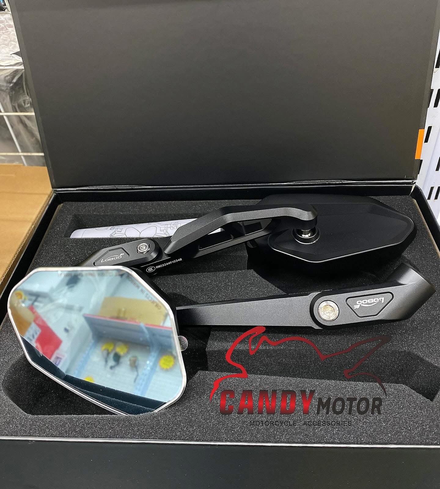 LOBOO CNC MIRROR rm3-Black