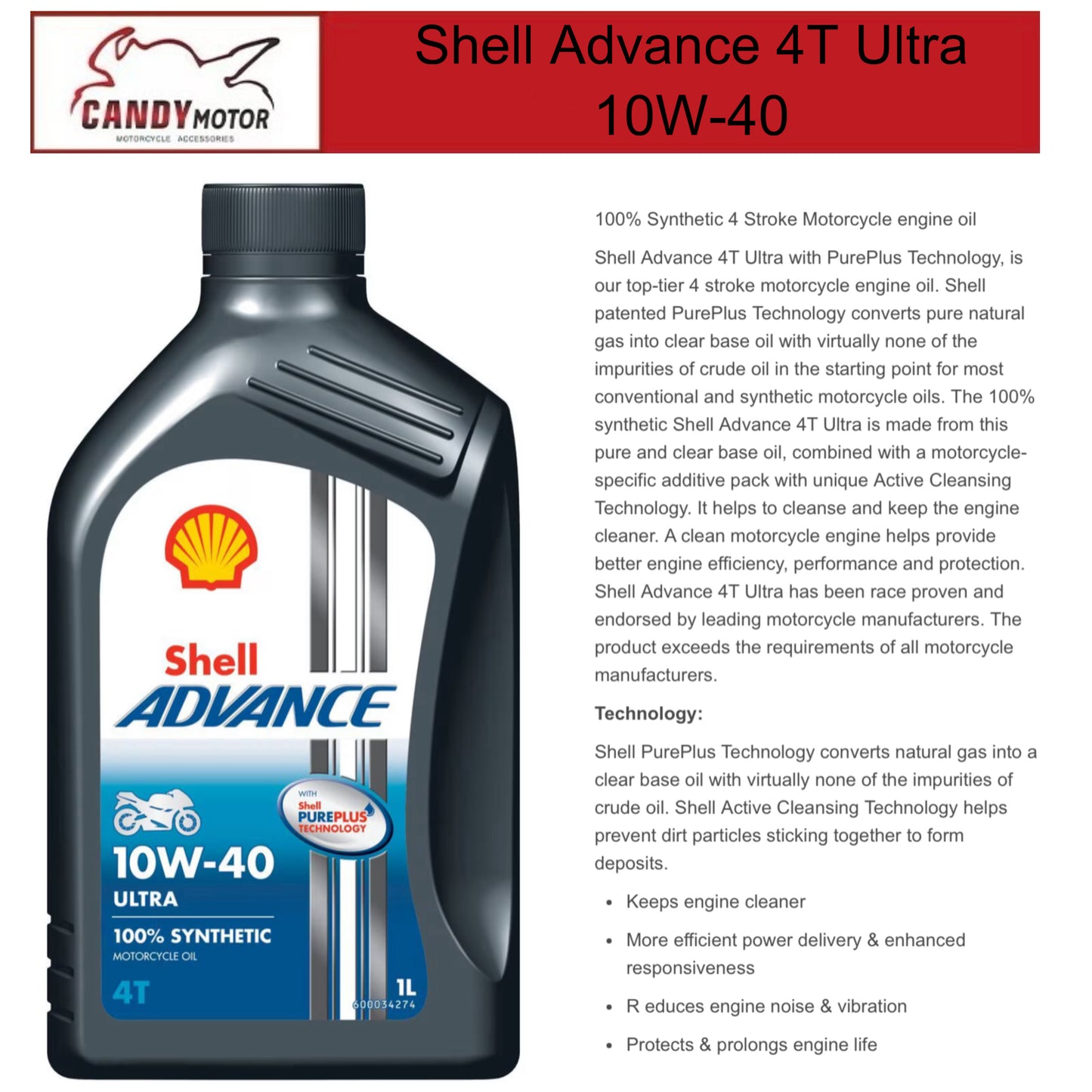 Shell Advance Ultra 10W-40
