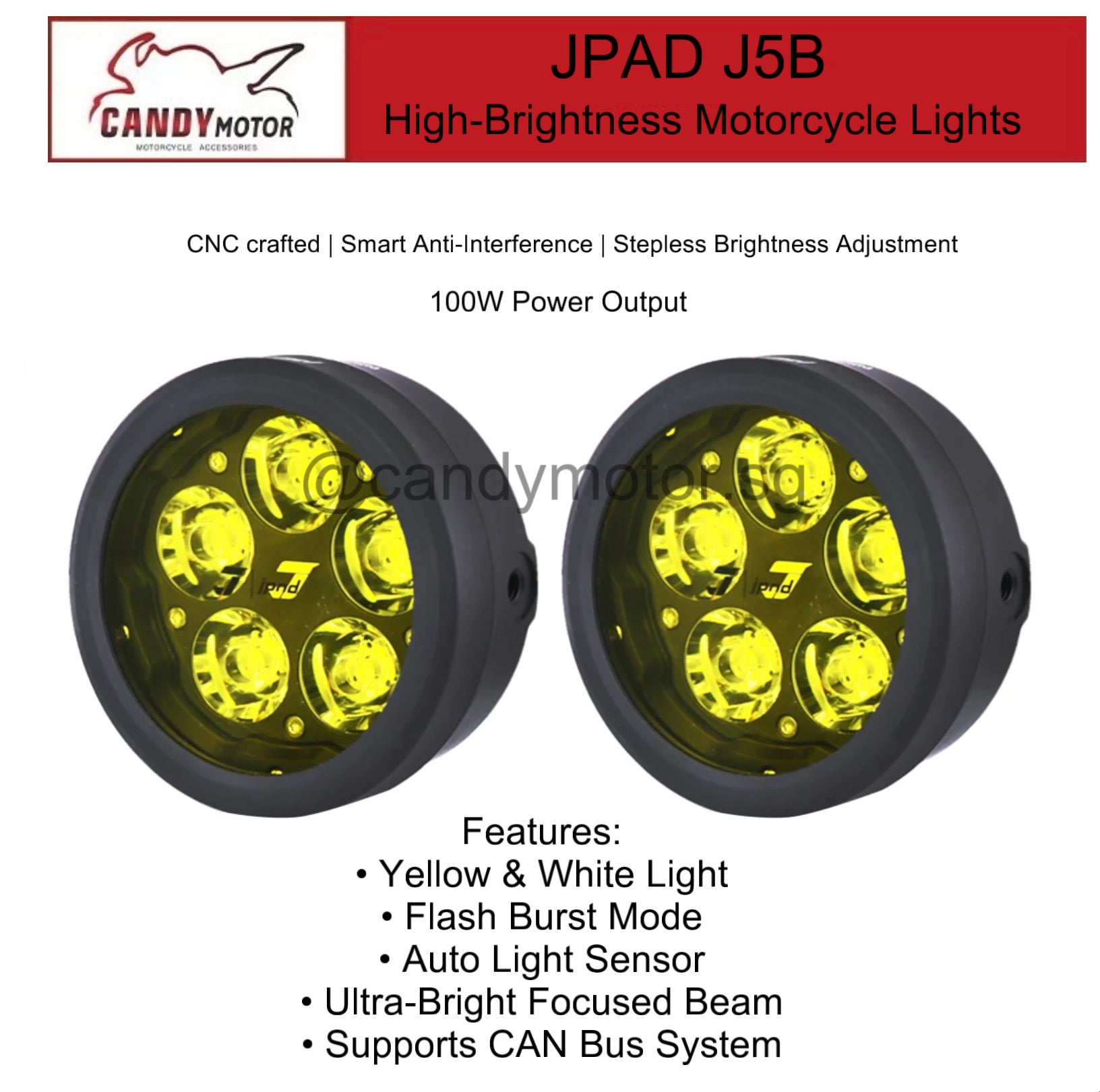 JPAD LED Light-J5B – CandyMotor