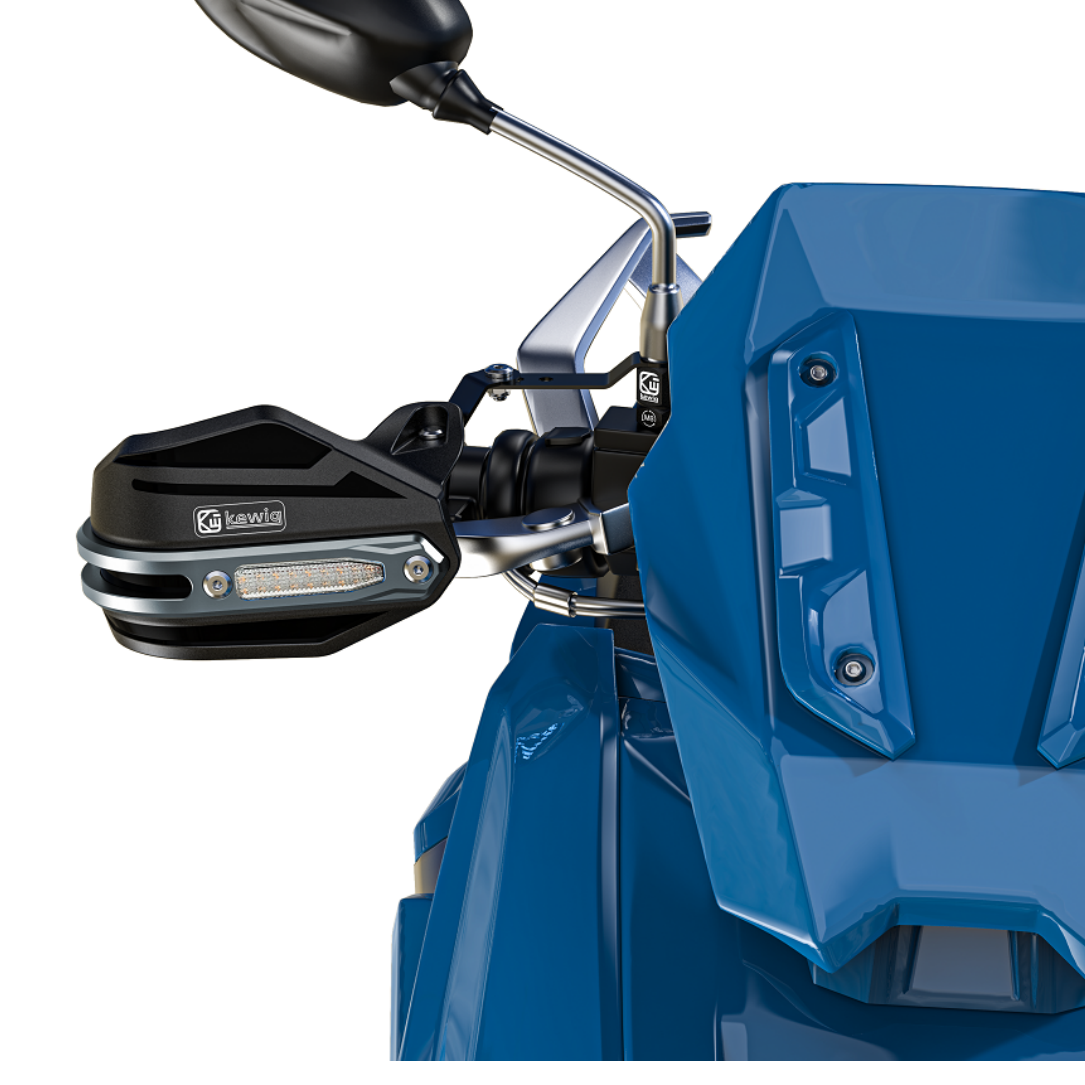 Motorcycle handlebar guard
