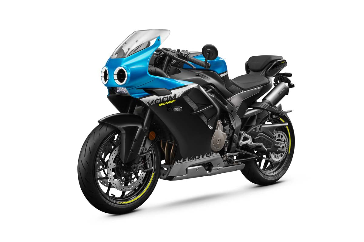 CFMOTO 500SR VOOM Zephyr Blue Motorbike