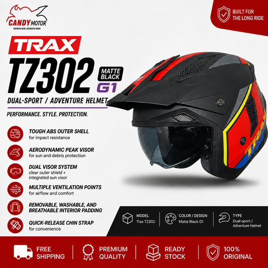 TRAX TZ302 Matte Black G1