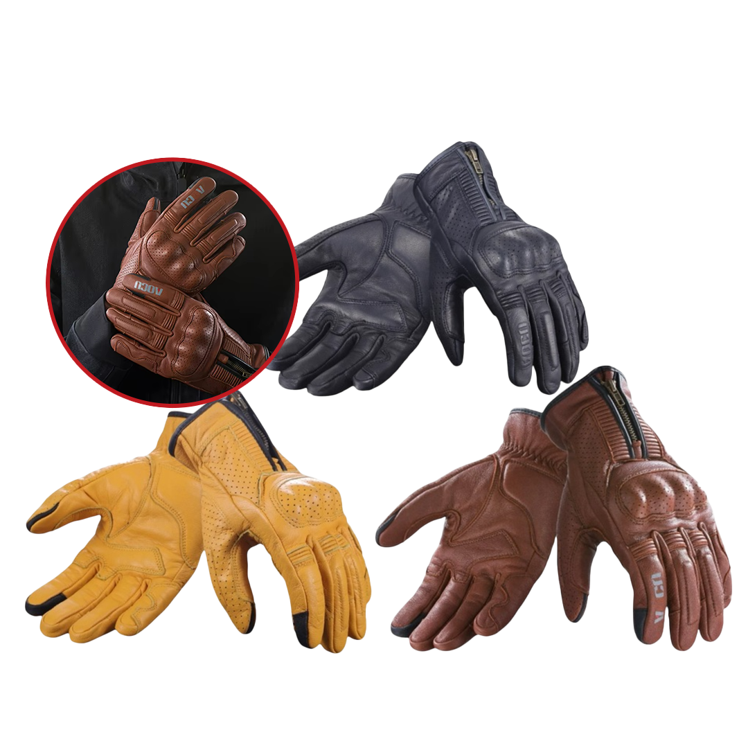 AOCU A6 Vintage Full Leather Gloves