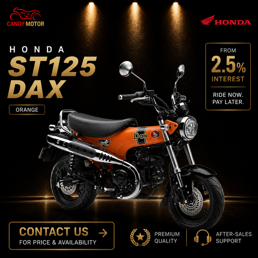 HONDA ST125 DAX Orange Motorbike