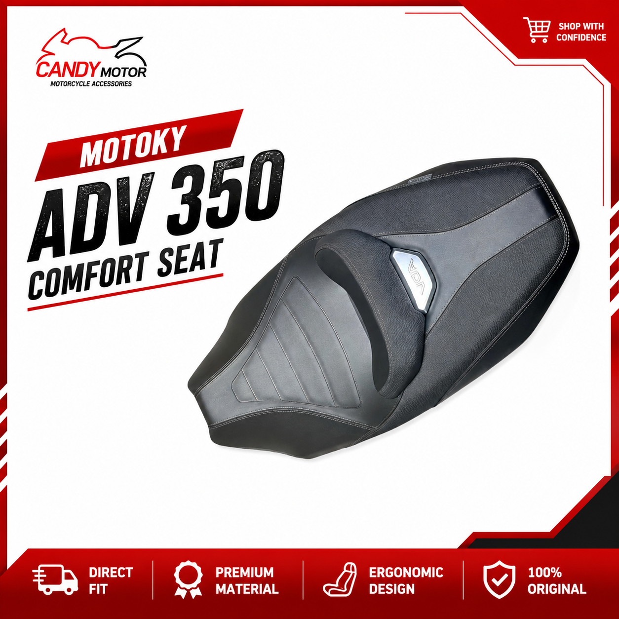Motorcycle Comfort Seat ADV 150 160 350 XMAX V1 V2 PCX 160 NMAX V1 V2 V3 AEROX 155