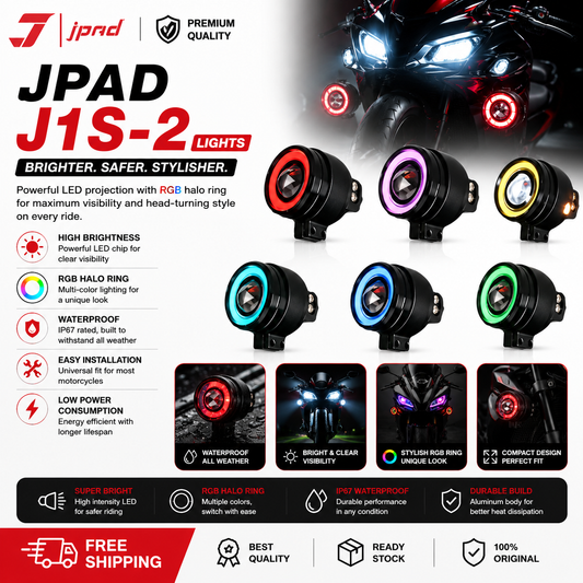 Jpad J1S-2 Motorclycle LED Light 6 Color