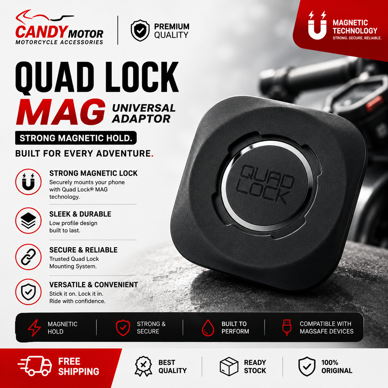Quad Lock MAG Universal Adapter