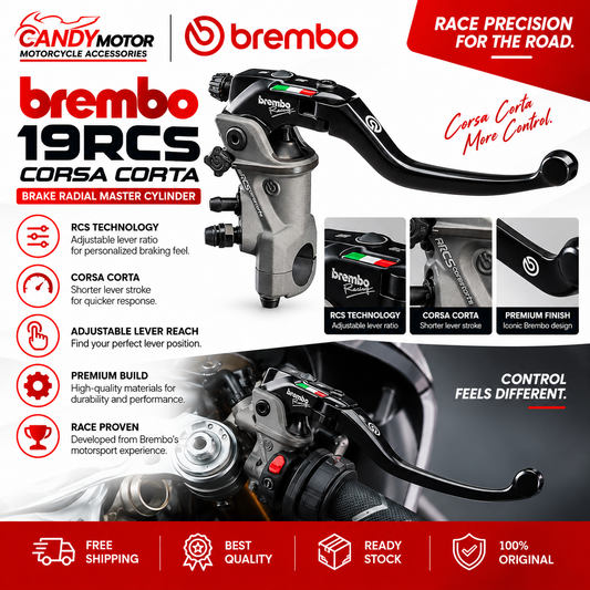 BREMBO Brake Radial Master Cylinder (19RCS Corsa Corta)