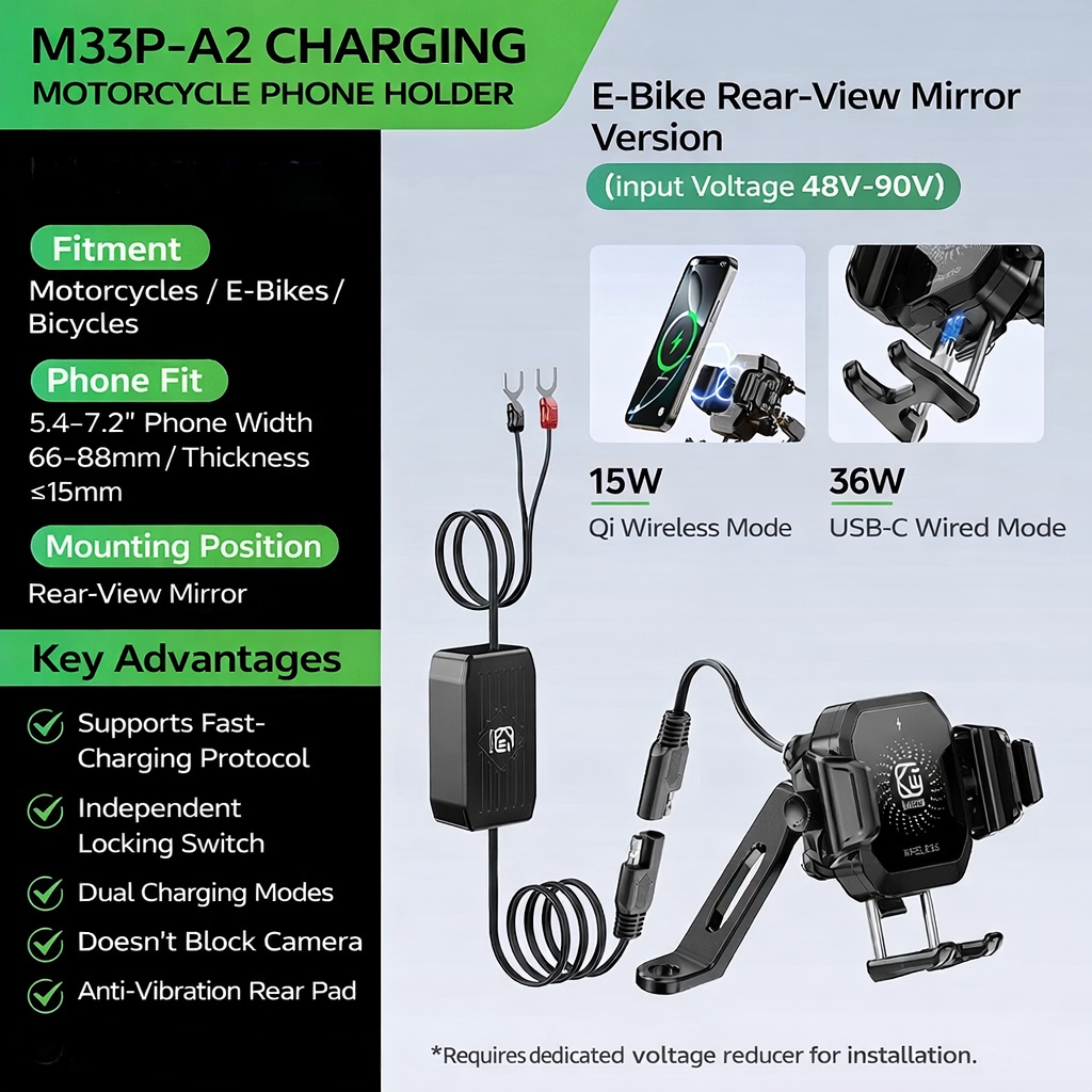 Kewig M33 Pro Wireless Charging Phone Holder