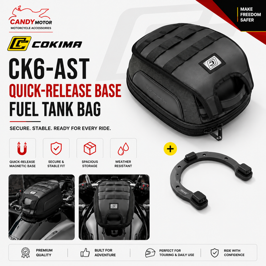 COKIMA CK6-AST Quick-Release Base Fuel Tank Bag