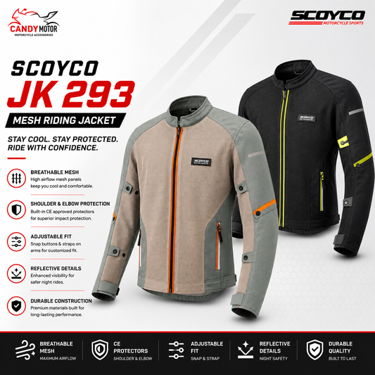 SCOYCO Motorcycle Riding Jacket - JK293