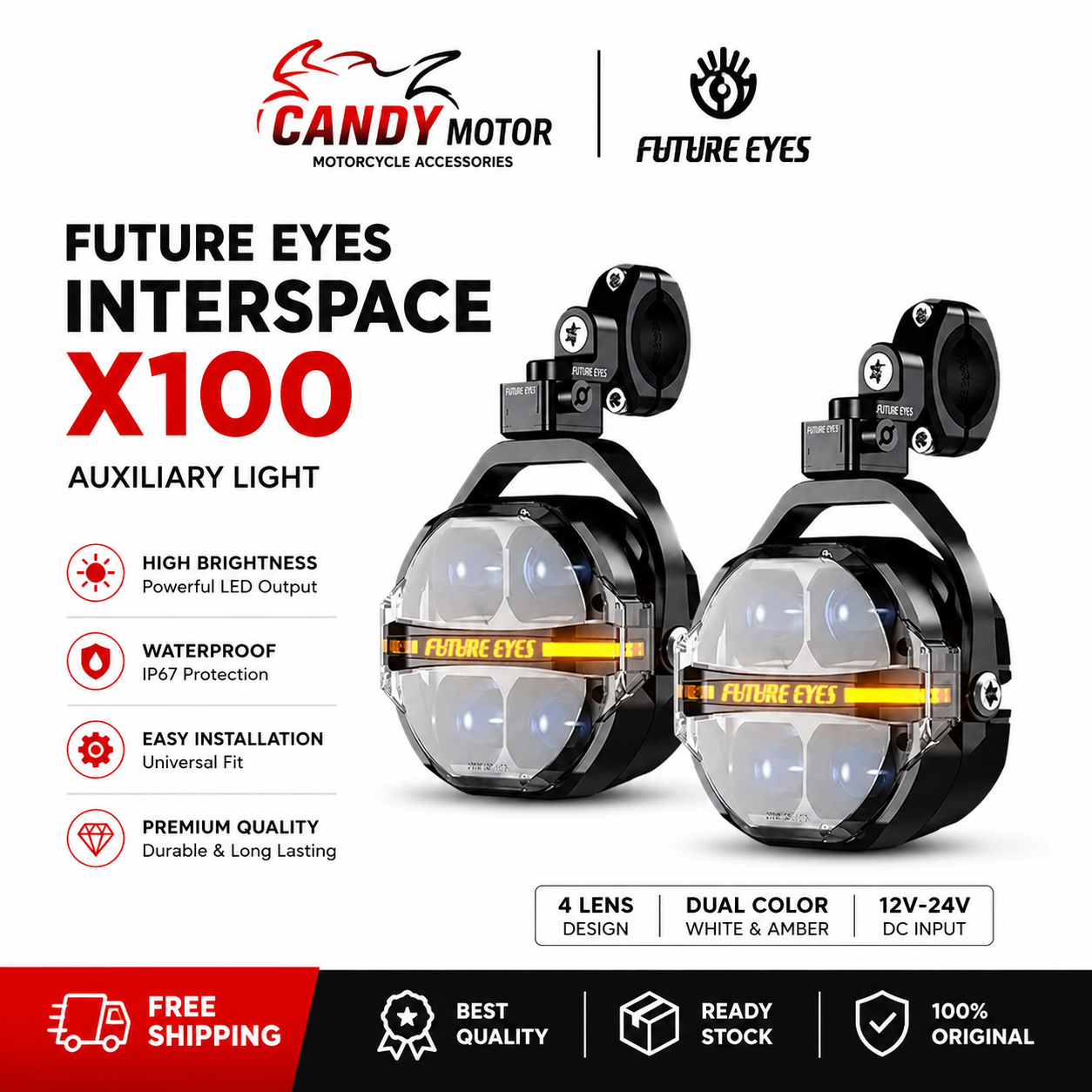 Interspace-X100 Future Eye Fog Light