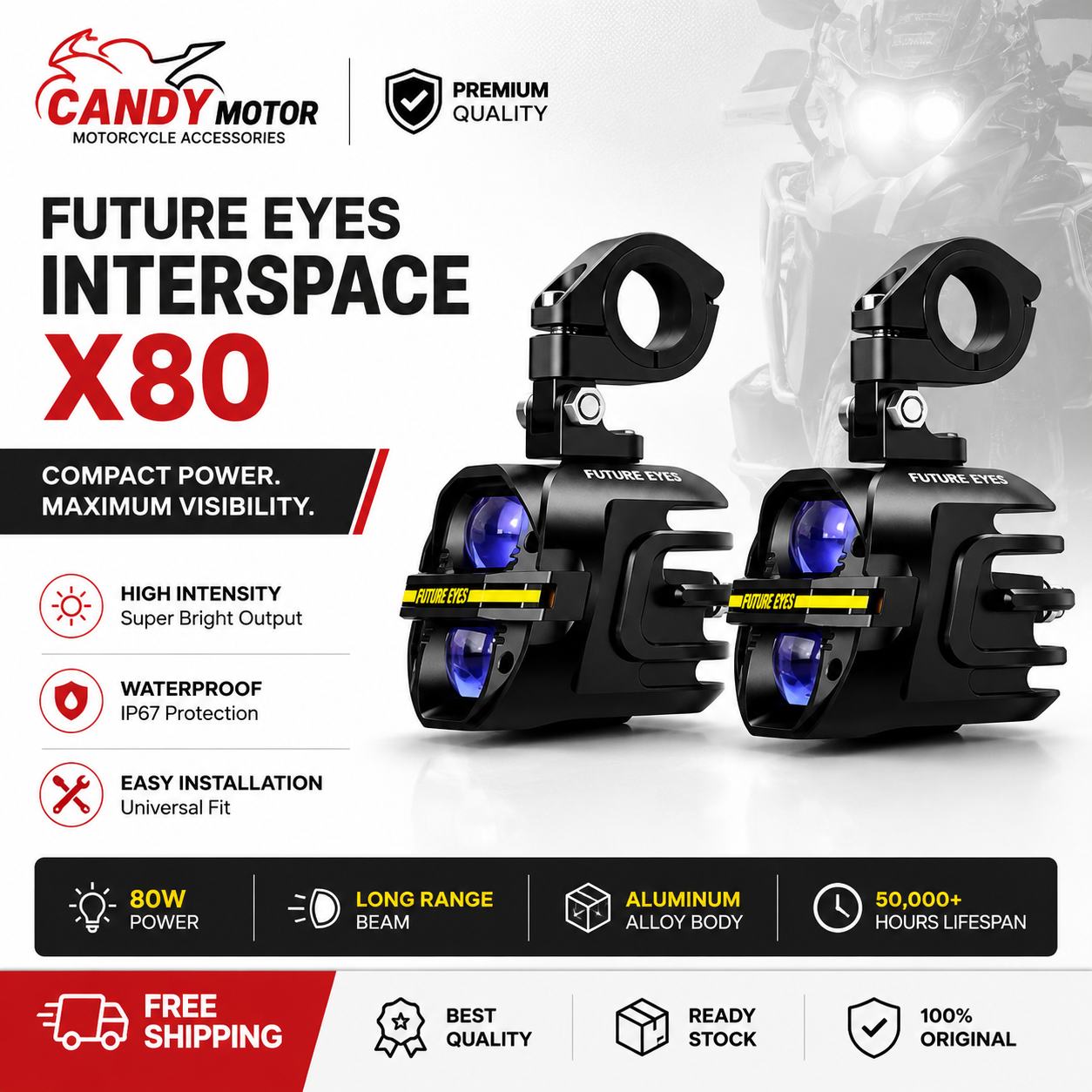 Interspace-X80 Future Eye Fog Light