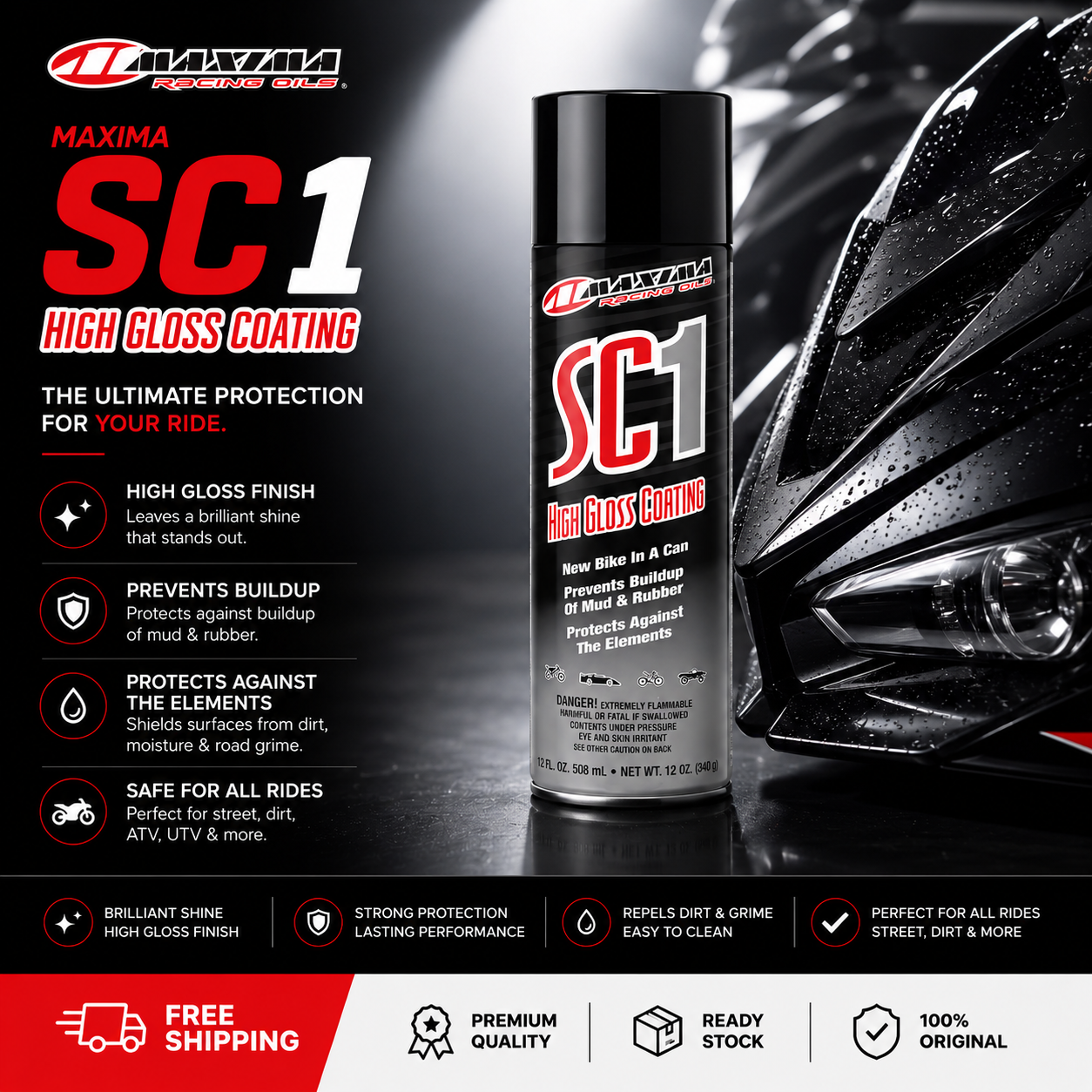 Maxima SC1 (508ML) High Gloss Clear Coat