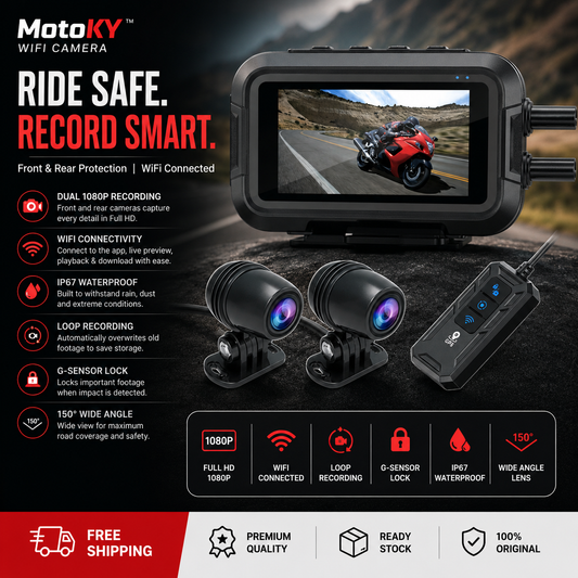 MotoKy WiFi Camera Recorder