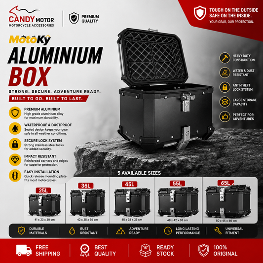 MotoKy TopBox (Aluminium)