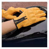 AOCU A5 Vintage Full Leather Gloves