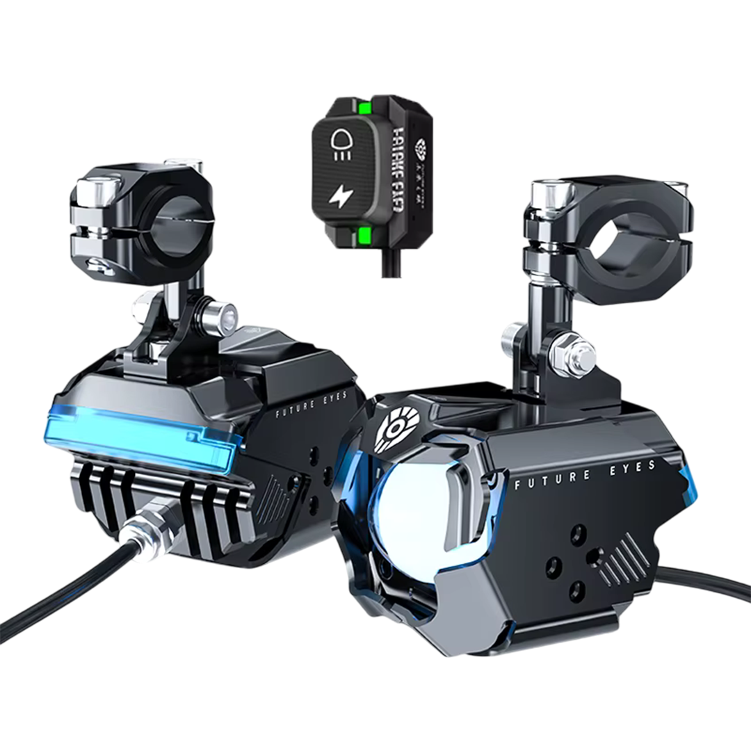 Future Eye Fog Light F30P Black-blue light