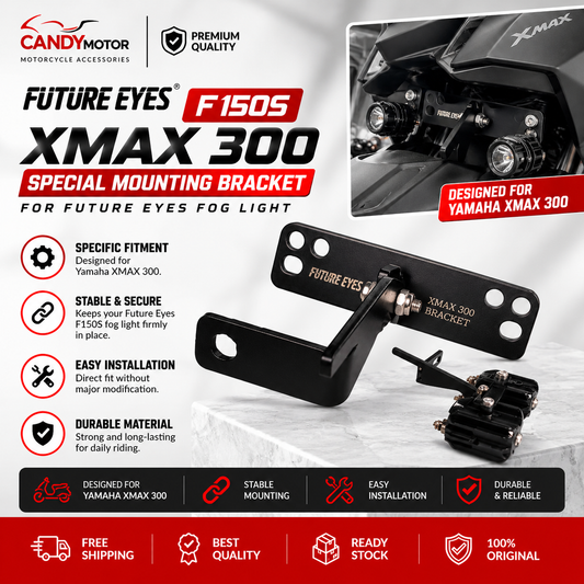 FUTURE EYES F150S Special Mounting Bracket for XMAX300