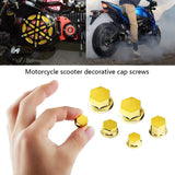 30PCS/Set Motorcycle Head Screw Cover Nut Cap Cover Decorative Modification Parts Accessoriesfor Yamaha/ Kawasaki/ Honda