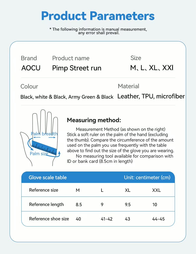 AOCU A3 Non Slip Glove