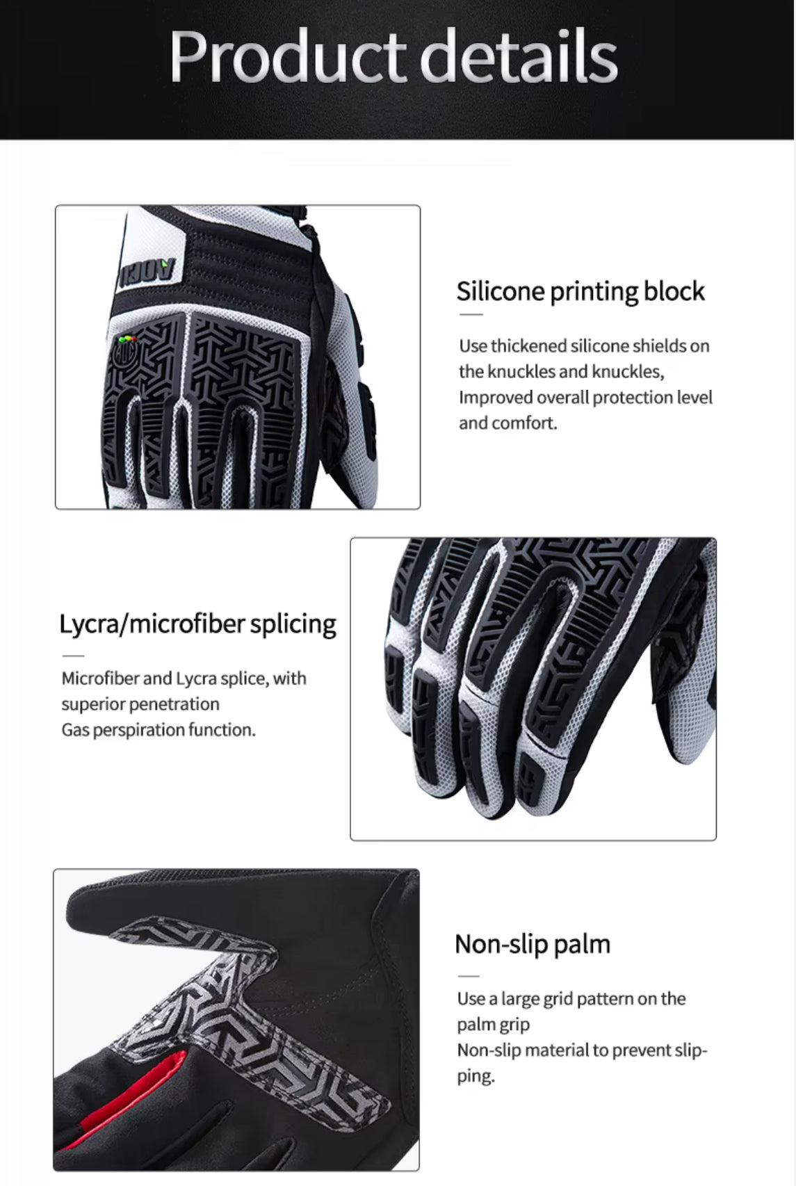 AOCU A1 Genuine Leather Gloves