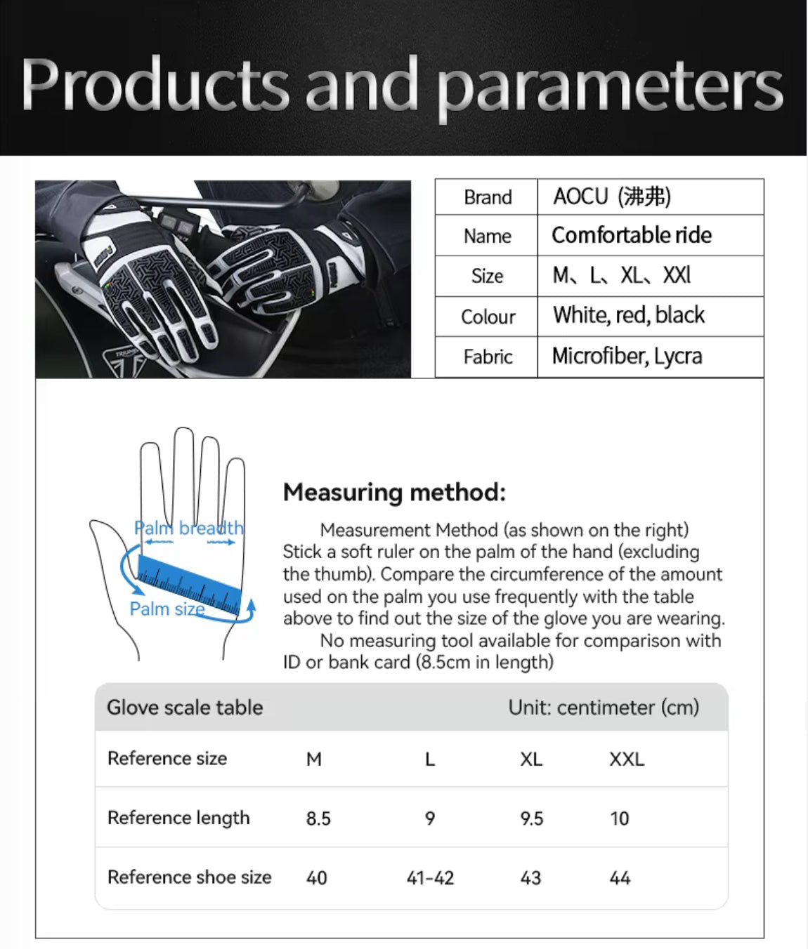 AOCU A1 Genuine Leather Gloves