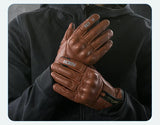 AOCU A5 Vintage Full Leather Gloves