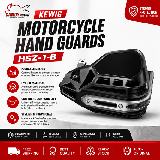 Kewig Motorcycle Hand Guards-HSZ-1-B