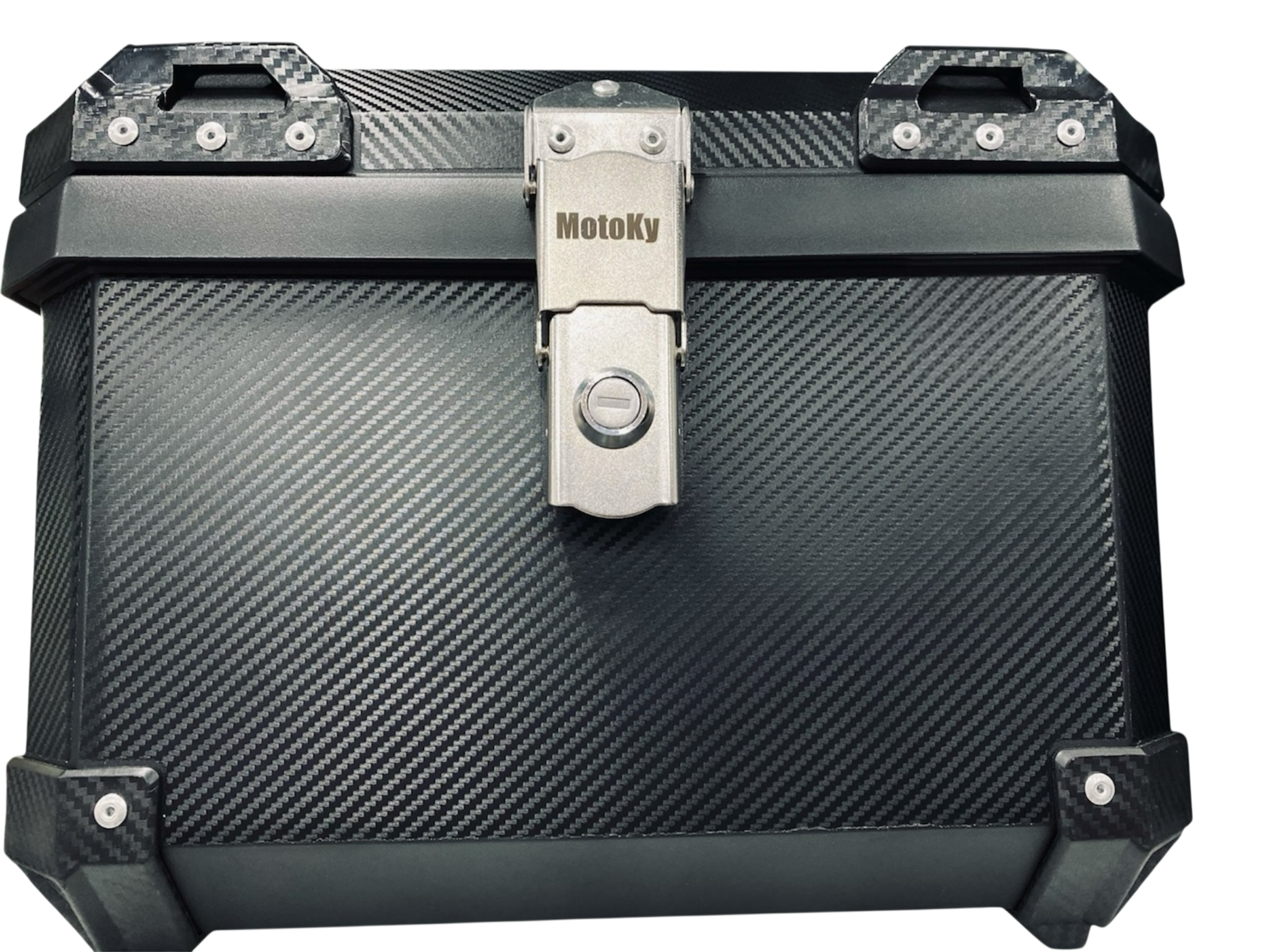 MotoKy Carbon Fiber Grain Decal Design (Black)