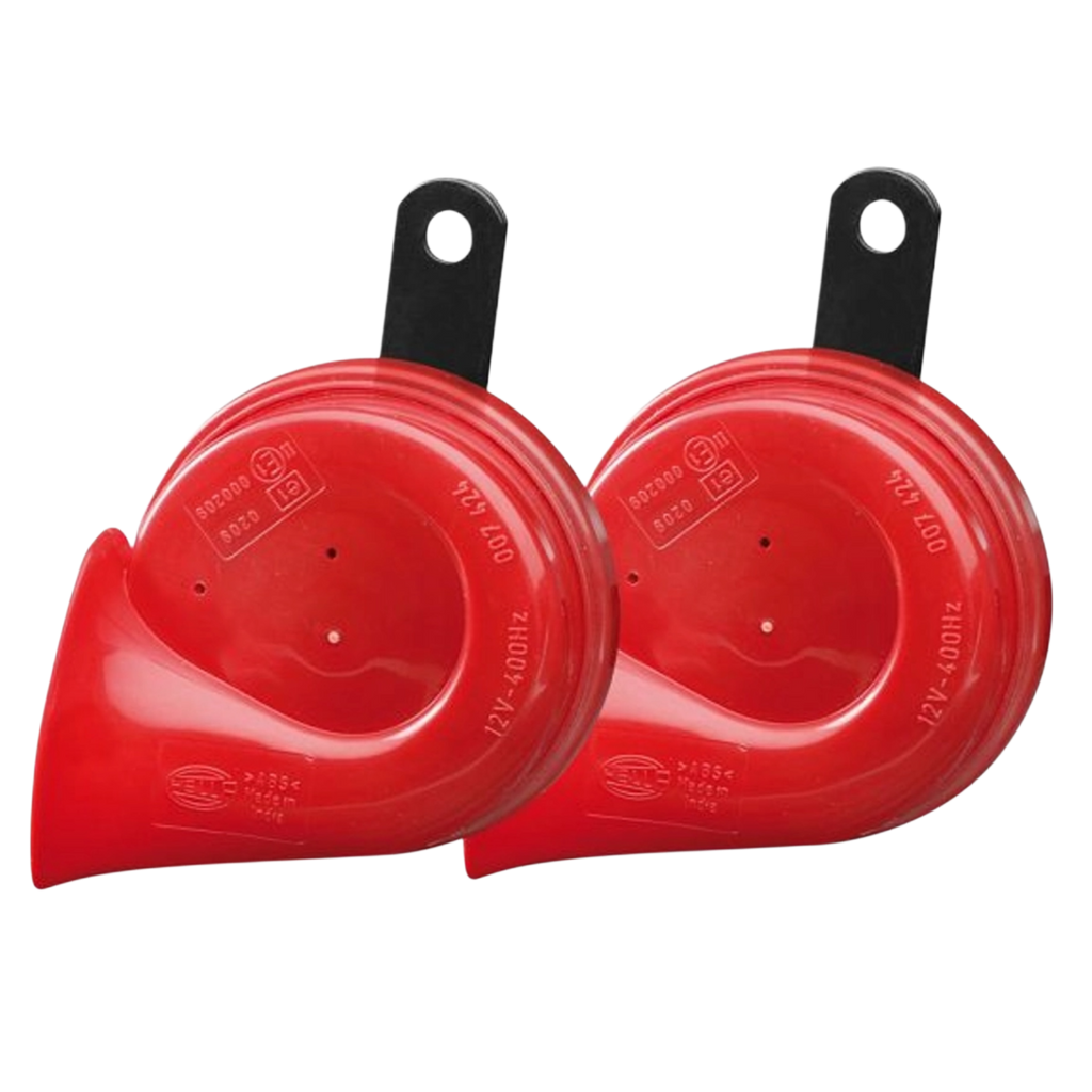 Hella Twin Tone Horn Set (Red)