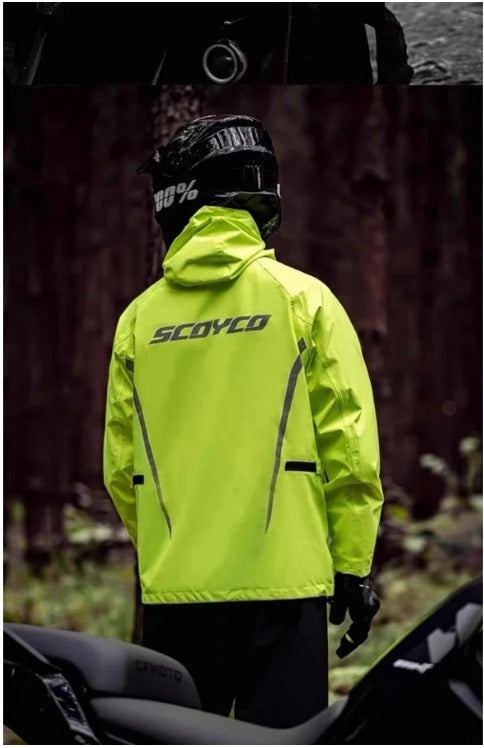 Scoyco Raincoat Waterproof Jacket Rain Suit Original