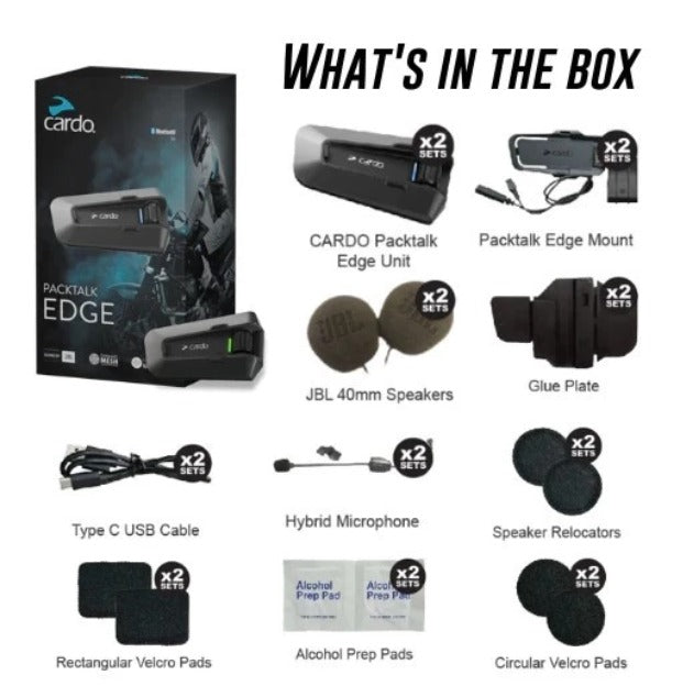 Cardo Packtalk Edge (DUO) w/JBL