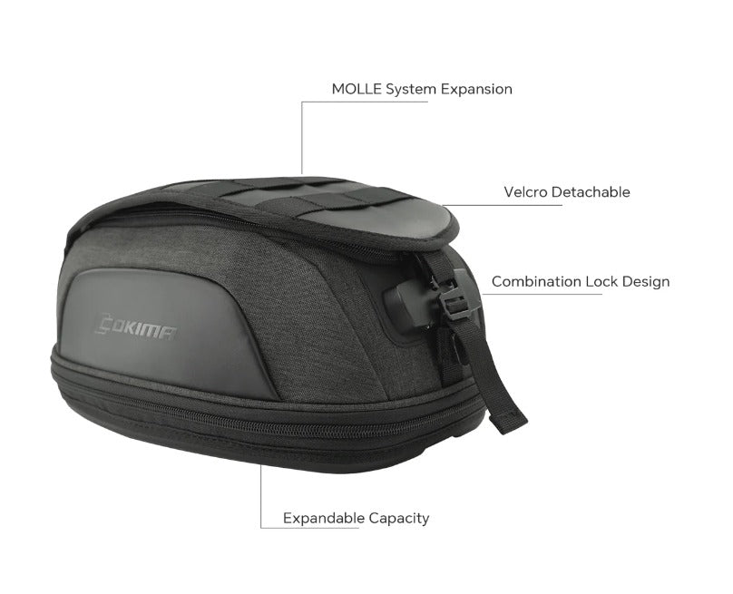 COKIMA CK6-AST Quick-Release Base Fuel Tank Bag