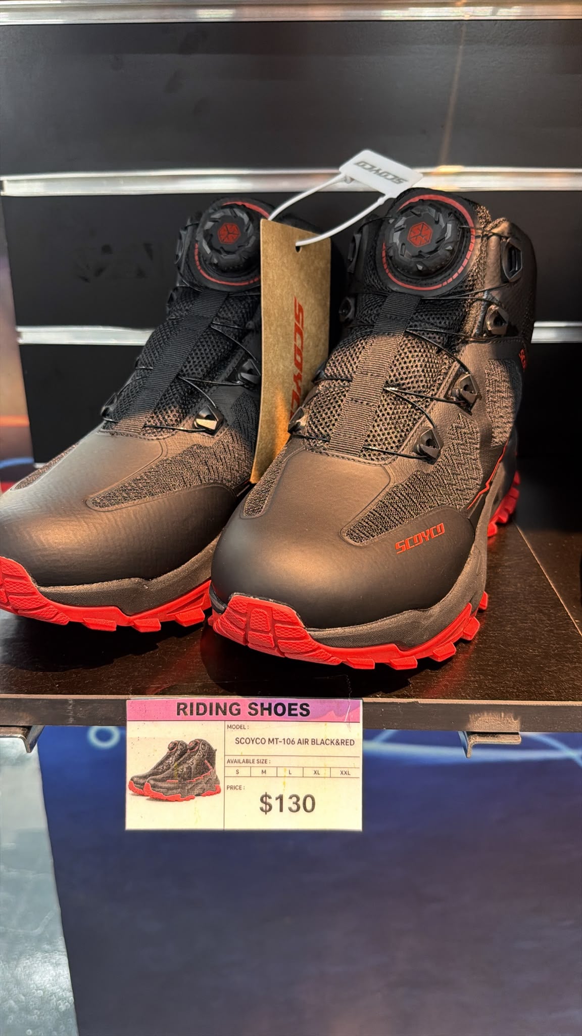 SCOYCO MT106 Motorcycle Shoes Waterproof Riding Shoes
