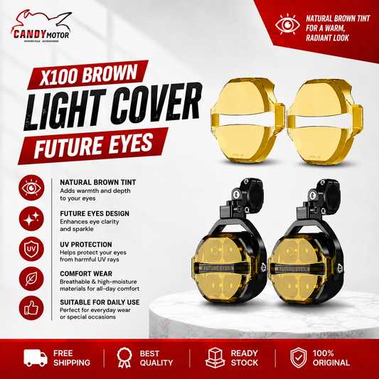 X100 Brown Light Cover Future Eyes