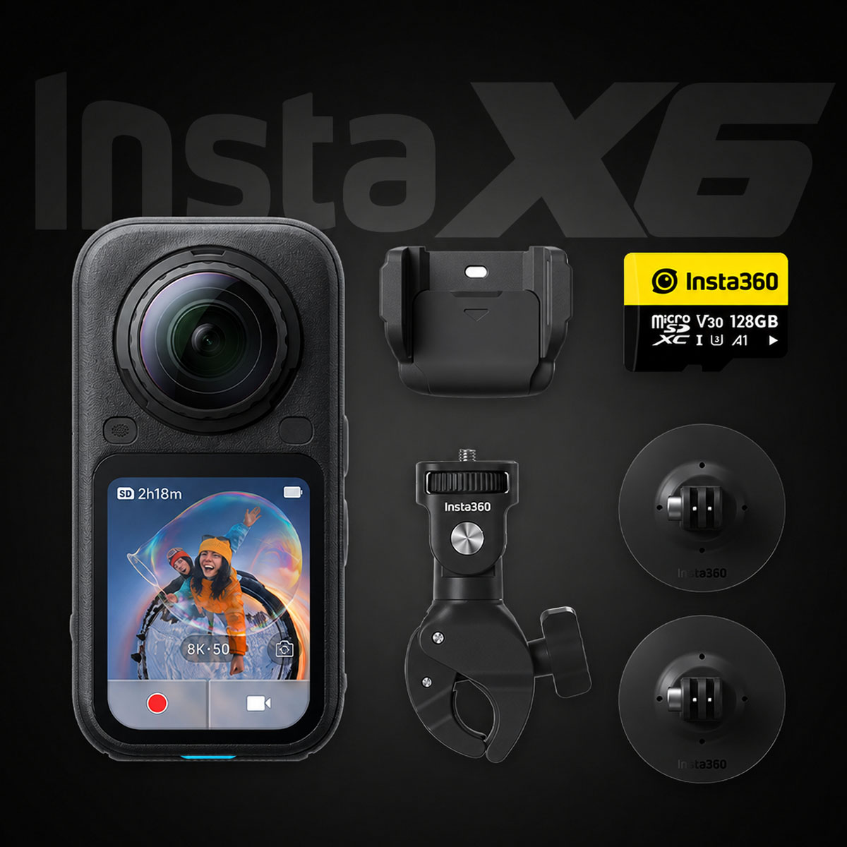 Insta360 X6 Motorcyle Bundle