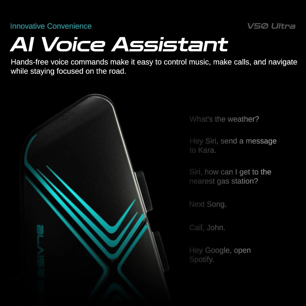 BLAISE V50 Ultra Motorcycle Helmet Intercom Bluetooth