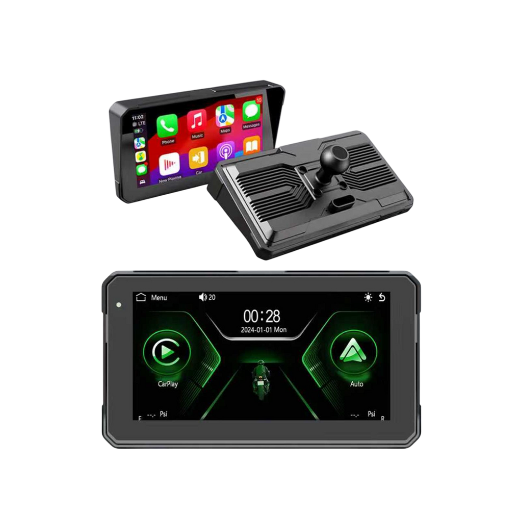 M17 Bike Play Motorcycle Dash Cam (Front + Rear) With 1000 Nits Screen