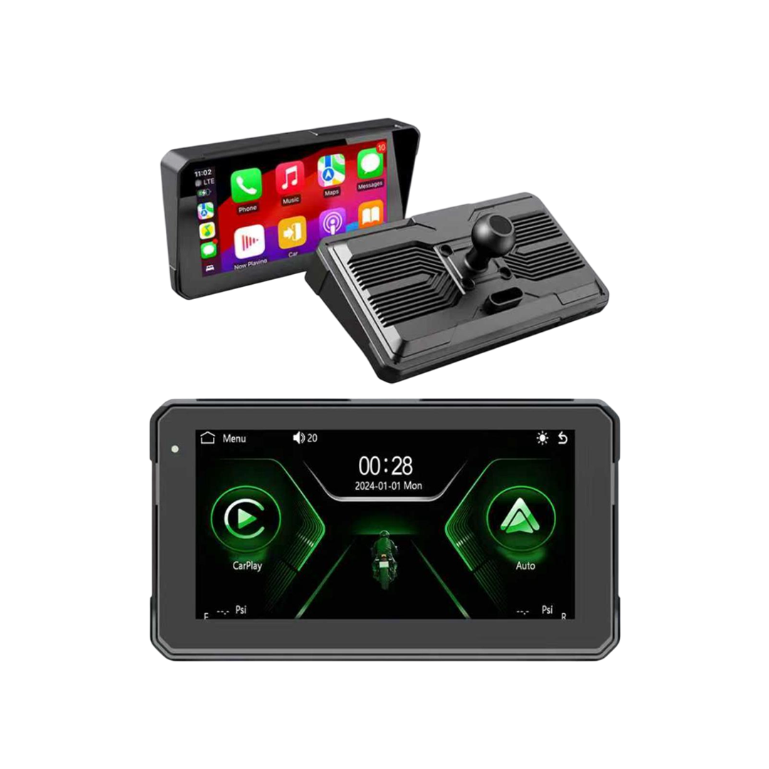 M17 Bike Play Motorcycle Dash Cam (Front + Rear) With 1000 Nits Screen