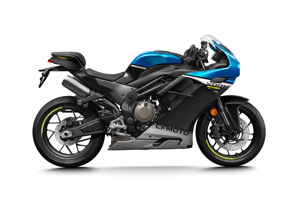 CFMOTO 500SR VOOM Zephyr Blue Motorbike