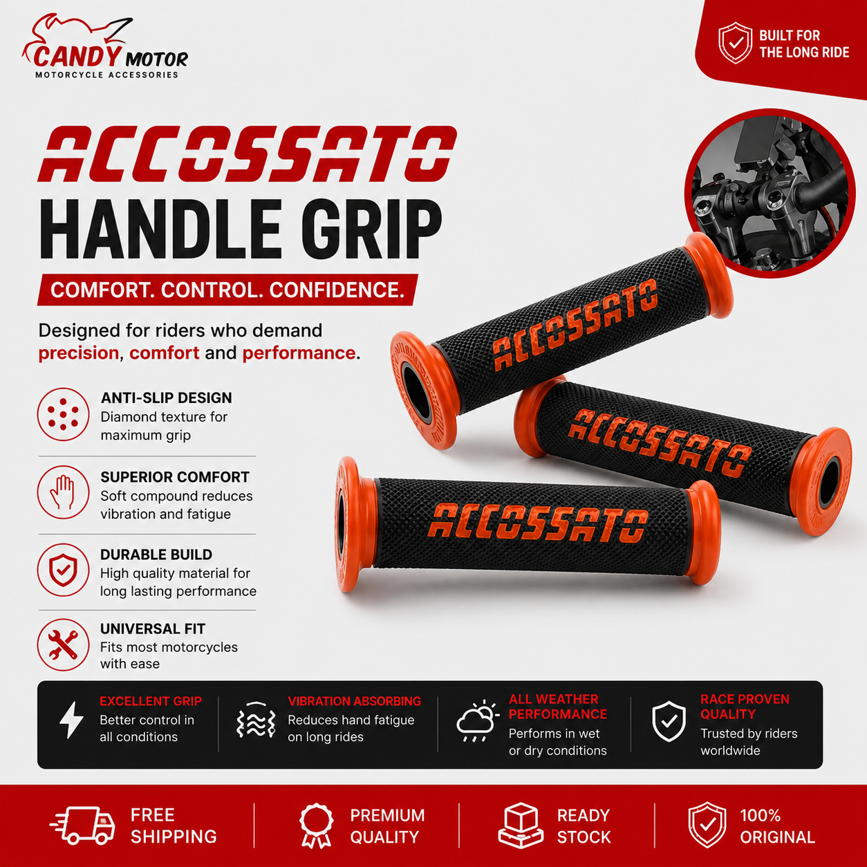 Accossato Handle Grip